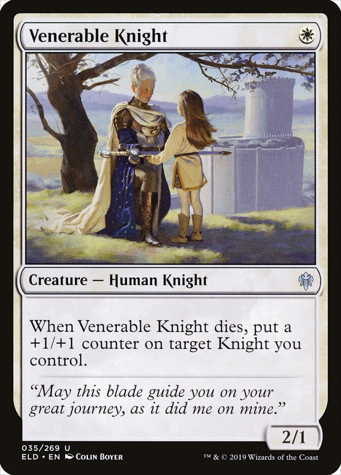 Venerable Knight — Throne of Eldraine (ELD) #35