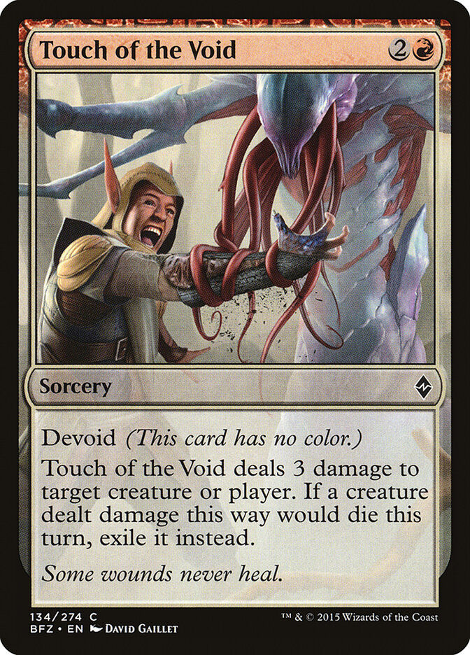 Touch of the Void — Battle for Zendikar (BFZ) #134