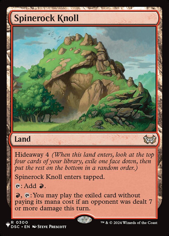 Spinerock Knoll — The List (PLST) #DSC-300