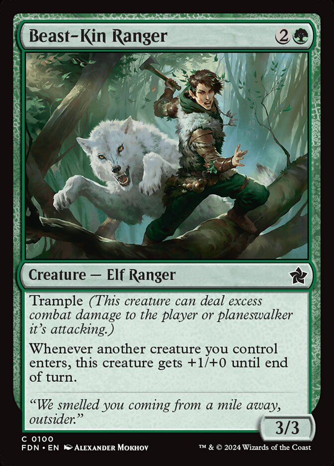 Beast-Kin Ranger — Foundations (FDN) #100
