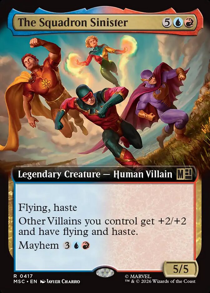 The Squadron Sinister — Marvel Super Heroes Commander (MSC) #417