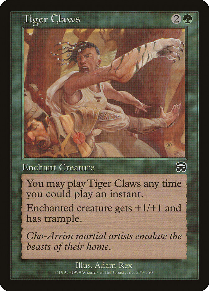 Tiger Claws — Mercadian Masques (MMQ) #279