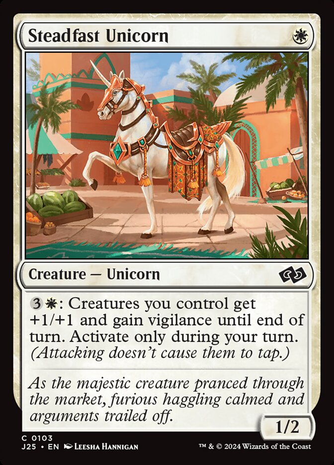 Steadfast Unicorn — Foundations Jumpstart (J25) #103