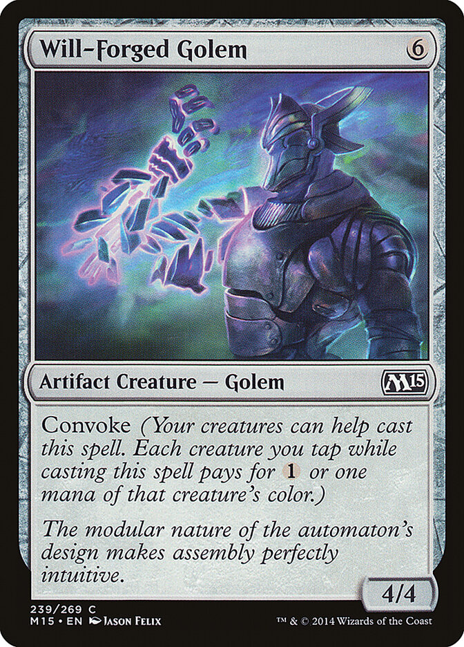 Will-Forged Golem — Magic 2015 (M15) #239