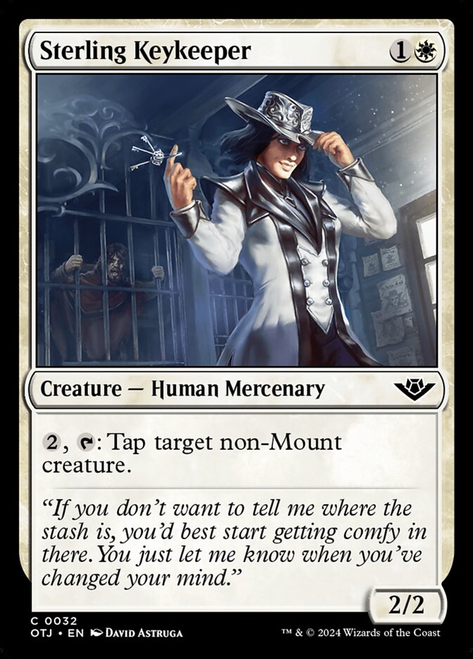 Sterling Keykeeper — Outlaws of Thunder Junction (OTJ) #32