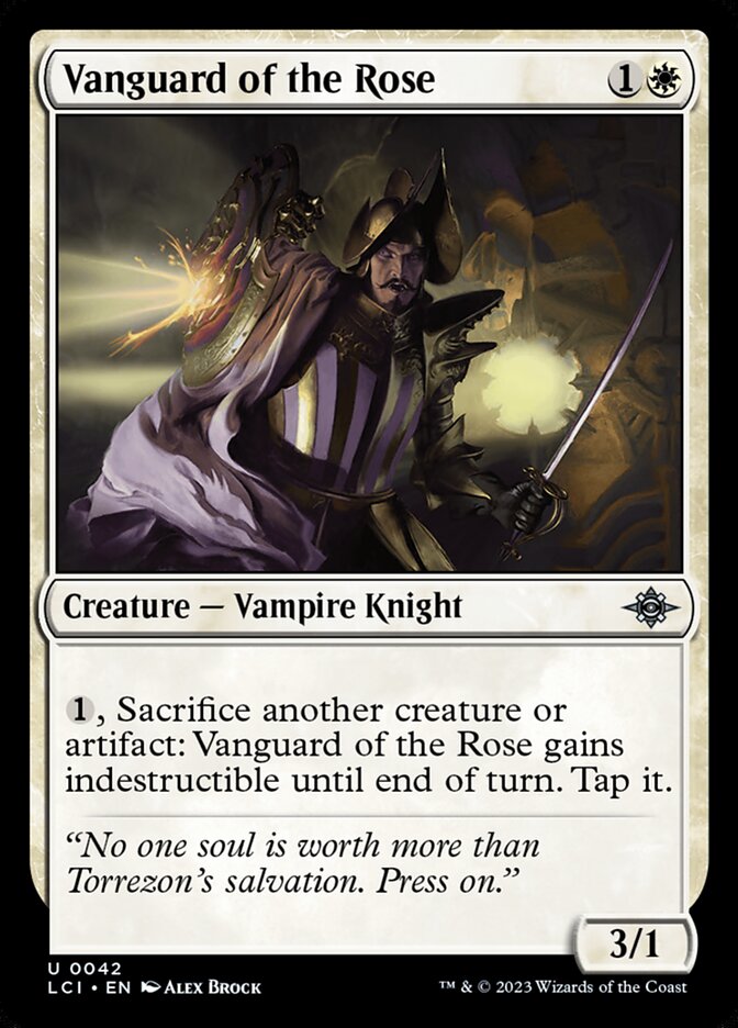 Vanguard of the Rose — The Lost Caverns of Ixalan (LCI) #42