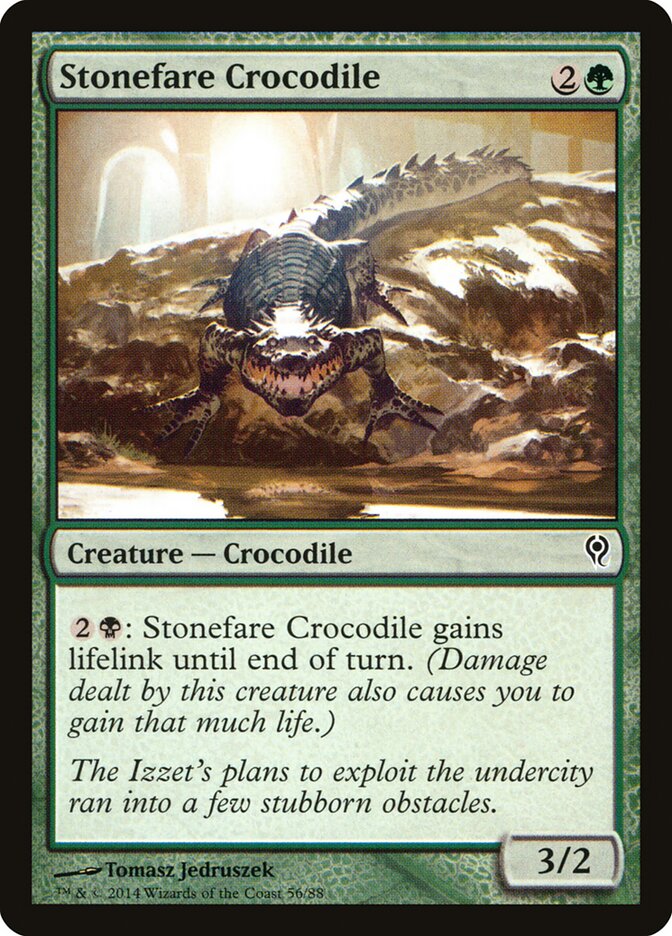Stonefare Crocodile — Duel Decks: Jace vs. Vraska (DDM) #56