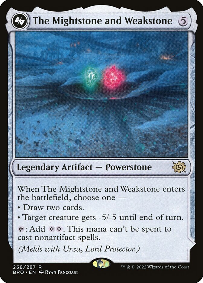 The Mightstone and Weakstone — The Brothers' War (BRO) #238