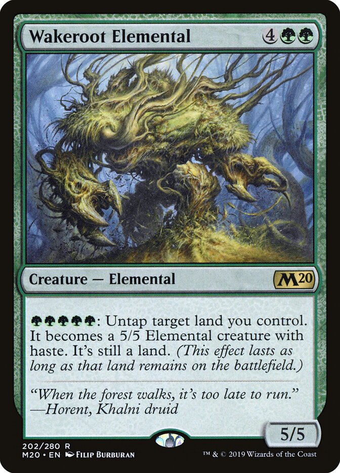 Wakeroot Elemental — Core Set 2020 (M20) #202