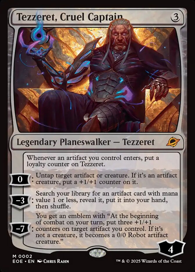 Tezzeret, Cruel Captain — Edge of Eternities (EOE) #2