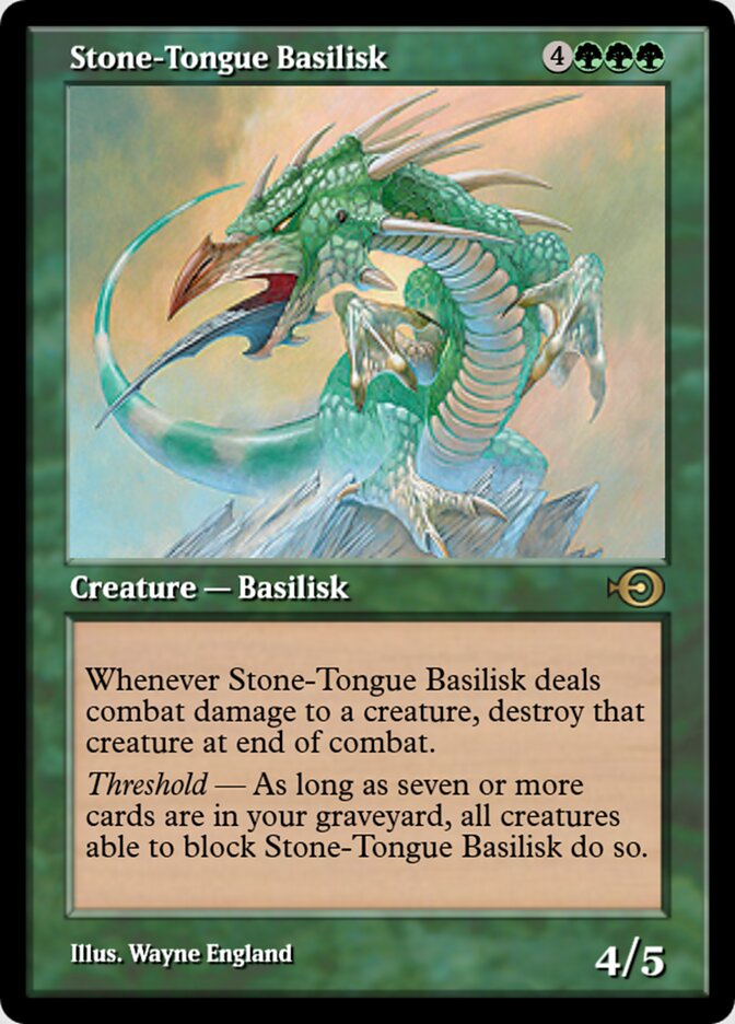 Stone-Tongue Basilisk — Magic Online Promos (PRM) #36238