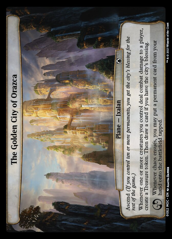 The Golden City of Orazca — March of the Machine Commander (MOC) #52