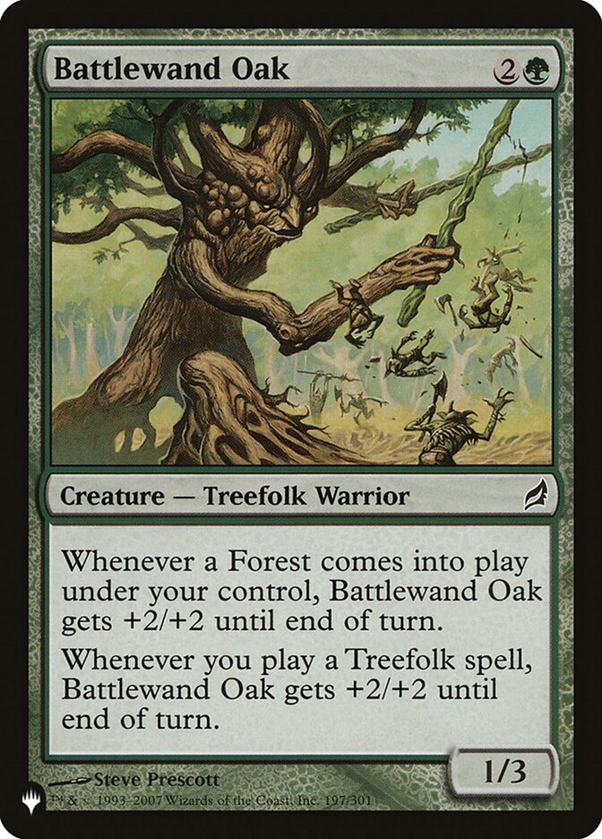 Battlewand Oak — The List (PLST) #LRW-197