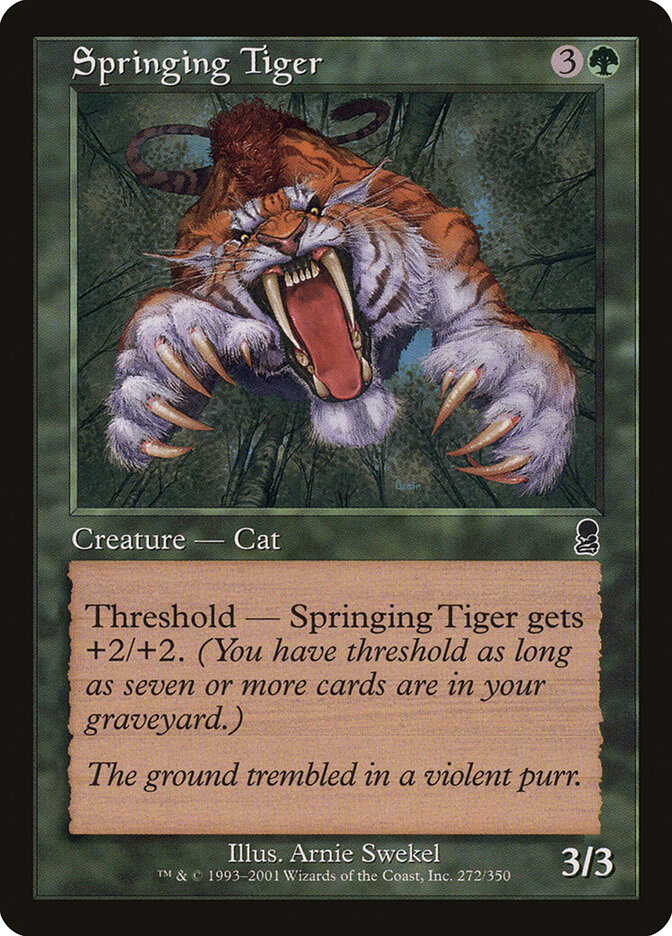 Springing Tiger — Odyssey (ODY) #272