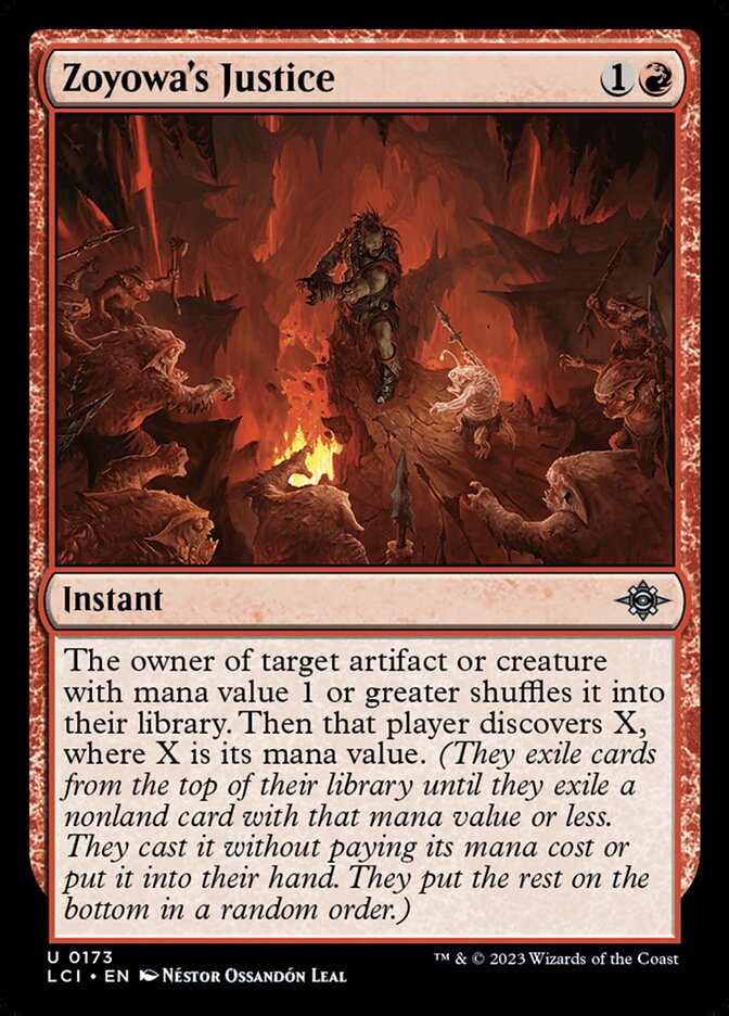 Zoyowa's Justice — The Lost Caverns of Ixalan (LCI) #173