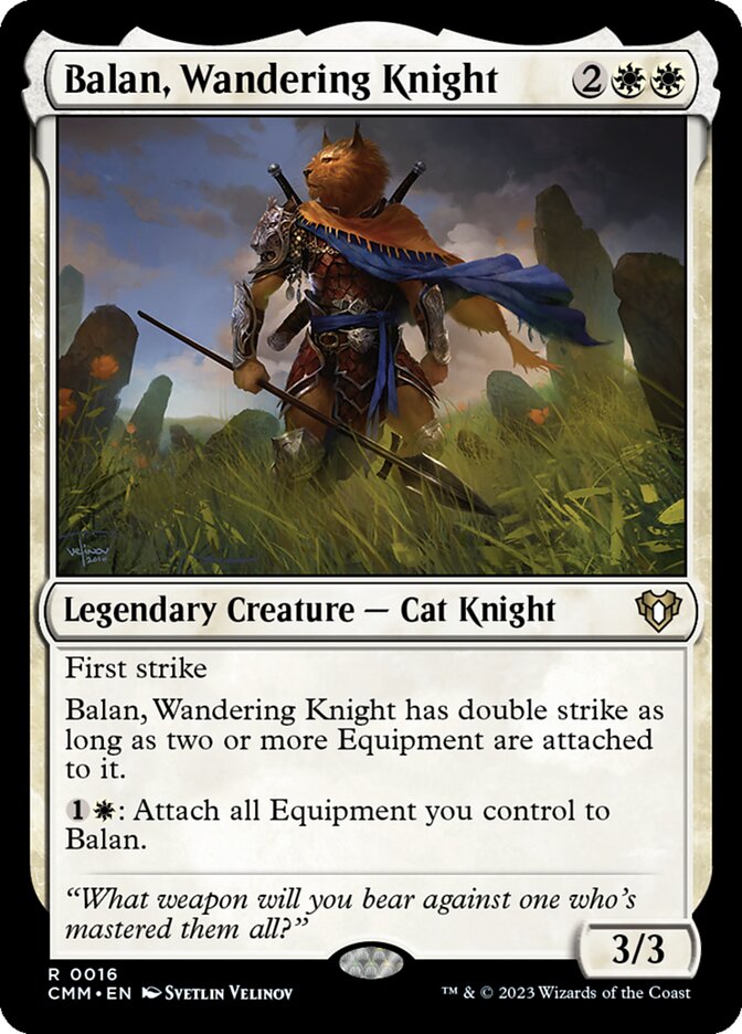 Balan, Wandering Knight — Commander Masters (CMM) #16