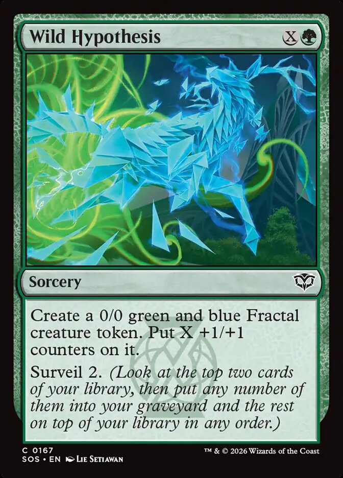 Wild Hypothesis — Secrets of Strixhaven (SOS) #167