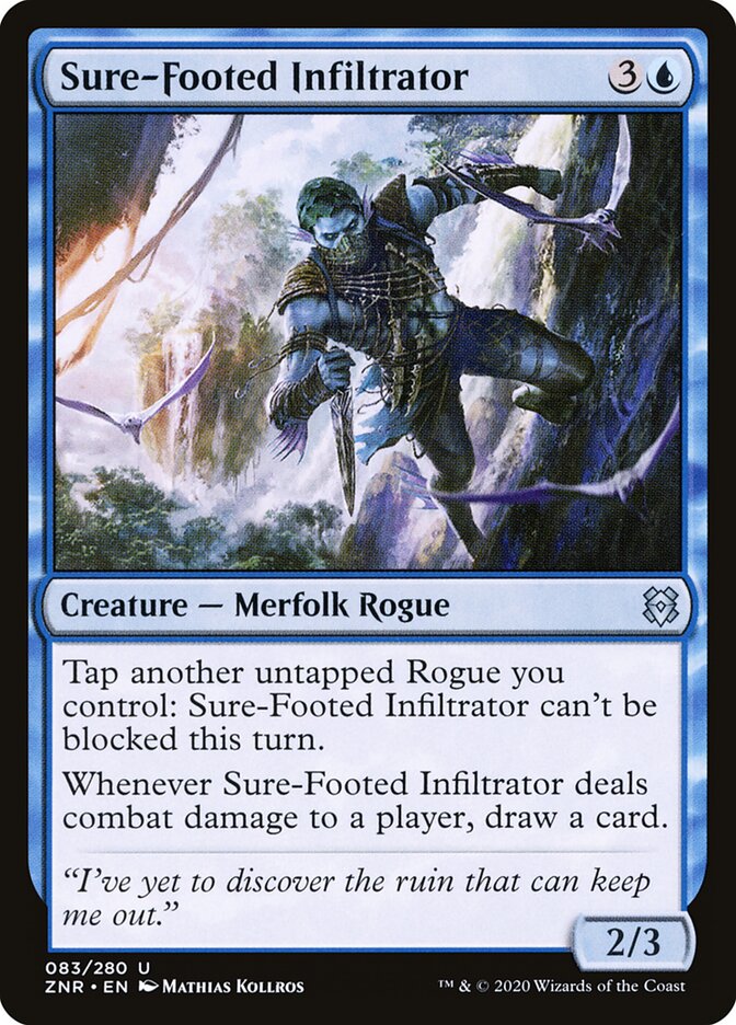 Sure-Footed Infiltrator — Zendikar Rising (ZNR) #83