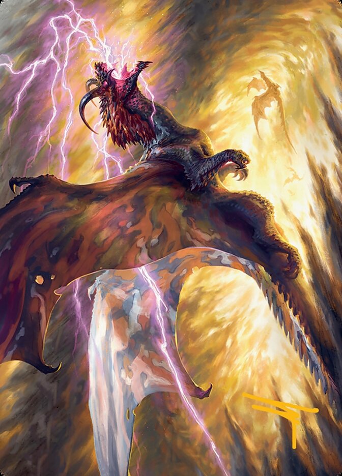 Stormscale Scion // Stormscale Scion — Tarkir: Dragonstorm Art Series (ATDM) #17