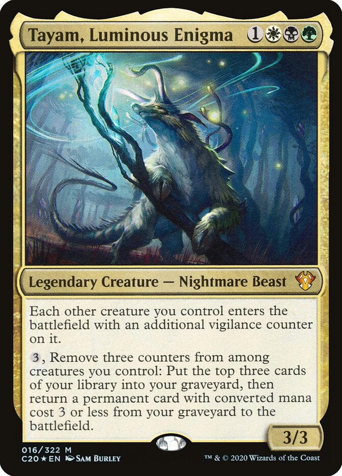 Tayam, Luminous Enigma — Commander 2020 (C20) #16
