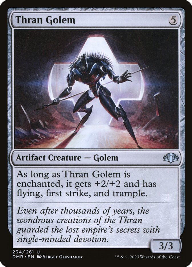 Thran Golem — Dominaria Remastered (DMR) #234