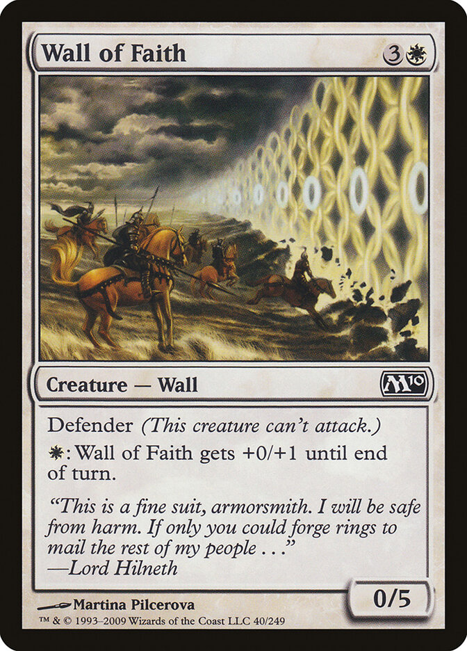 Wall of Faith — Magic 2010 (M10) #40