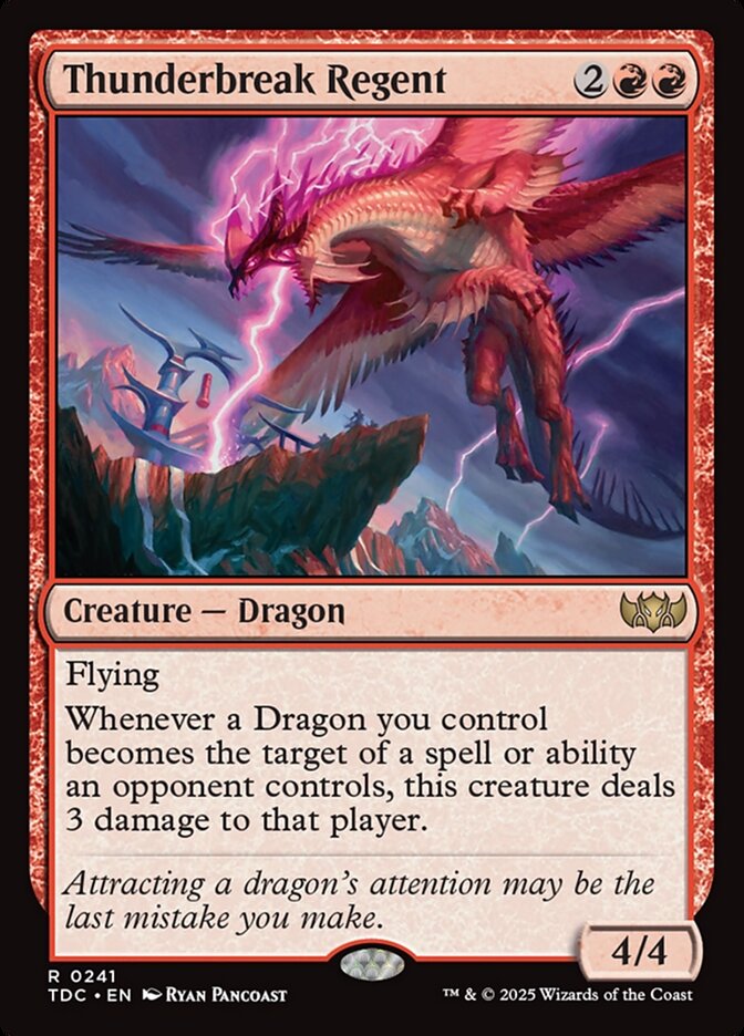 Thunderbreak Regent — Tarkir: Dragonstorm Commander (TDC) #241