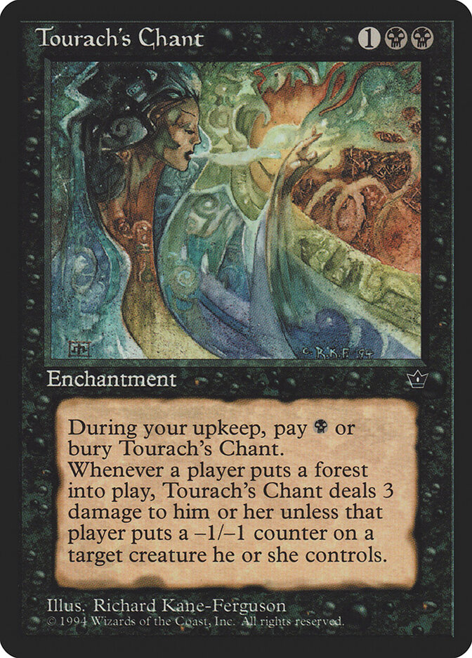 Tourach's Chant — Fallen Empires (FEM) #47