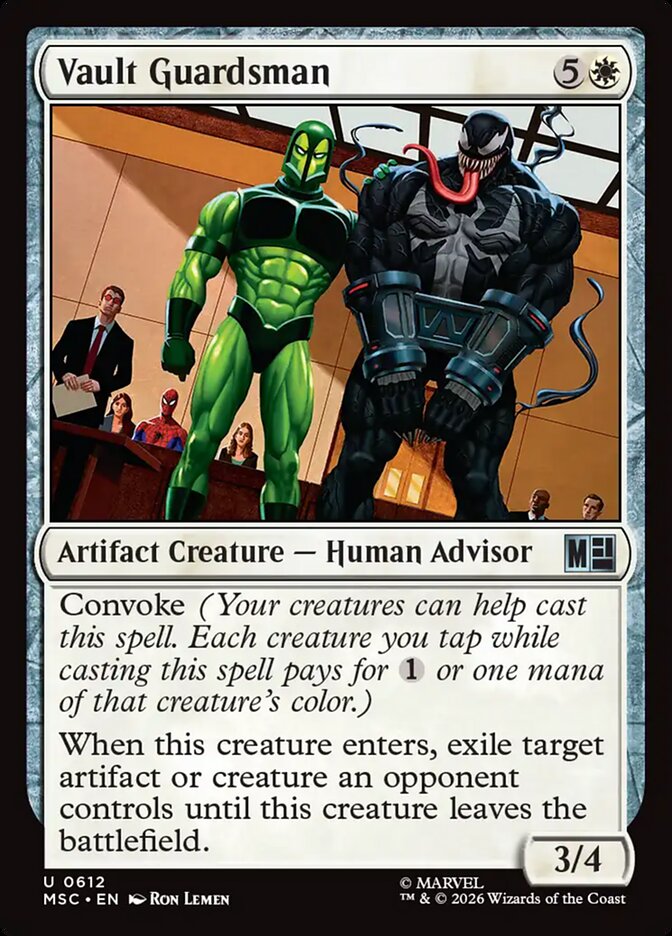 Vault Guardsman — Marvel Super Heroes Commander (MSC) #612