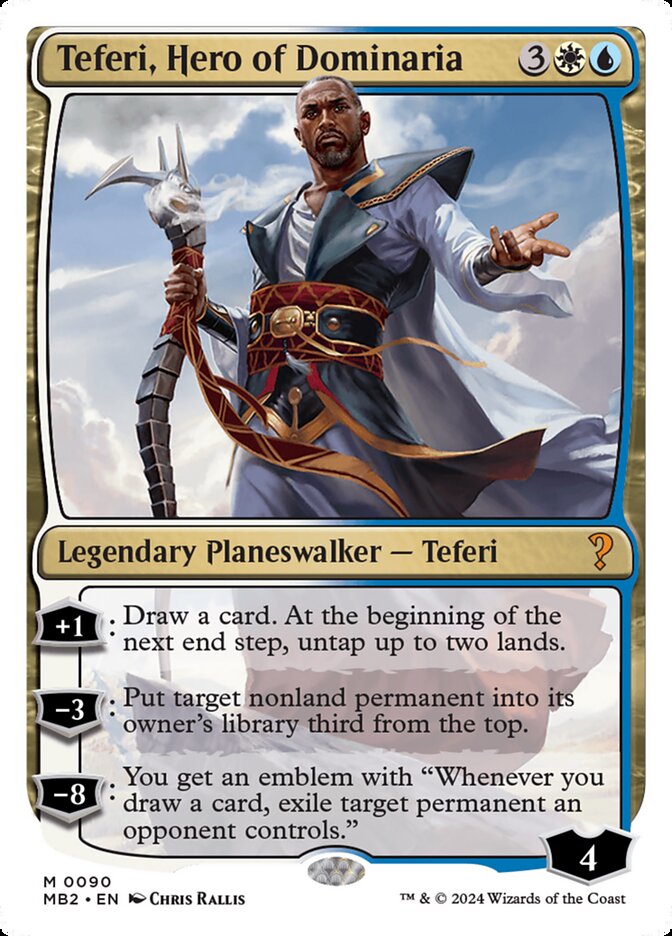 Teferi, Hero of Dominaria — Mystery Booster 2 (MB2) #90