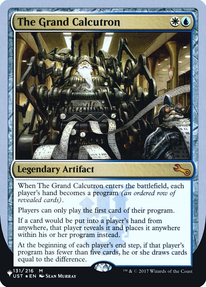 The Grand Calcutron — The List (Unfinity Foil Edition) (ULST) #47