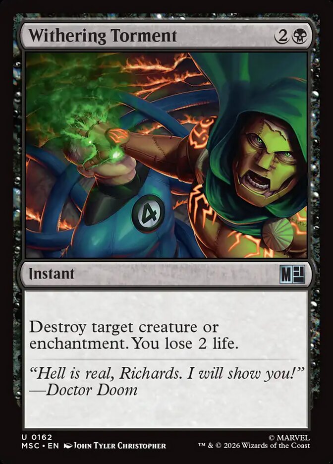 Withering Torment — Marvel Super Heroes Commander (MSC) #162