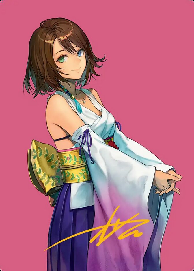Yuna, Hope of Spira // Yuna, Hope of Spira — Final Fantasy Art Series (AFIN) #48