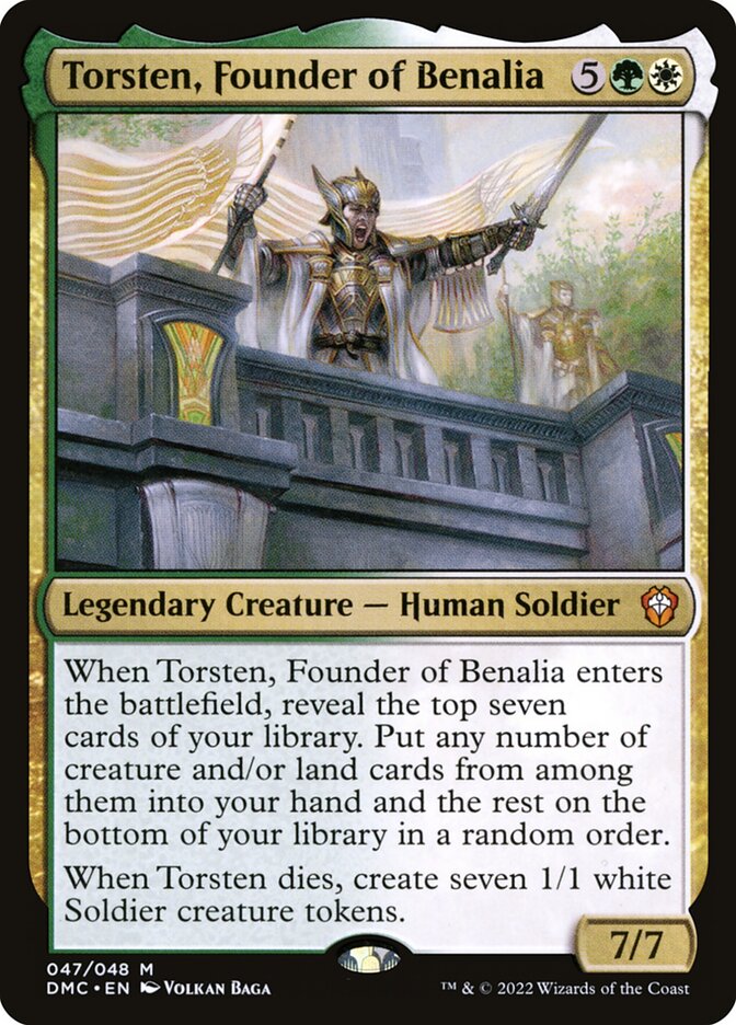 Torsten, Founder of Benalia — Dominaria United Commander (DMC) #47