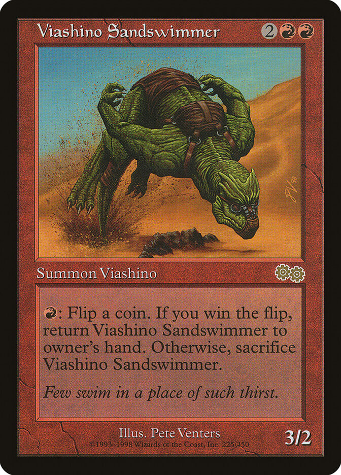 Viashino Sandswimmer — Urza's Saga (USG) #225