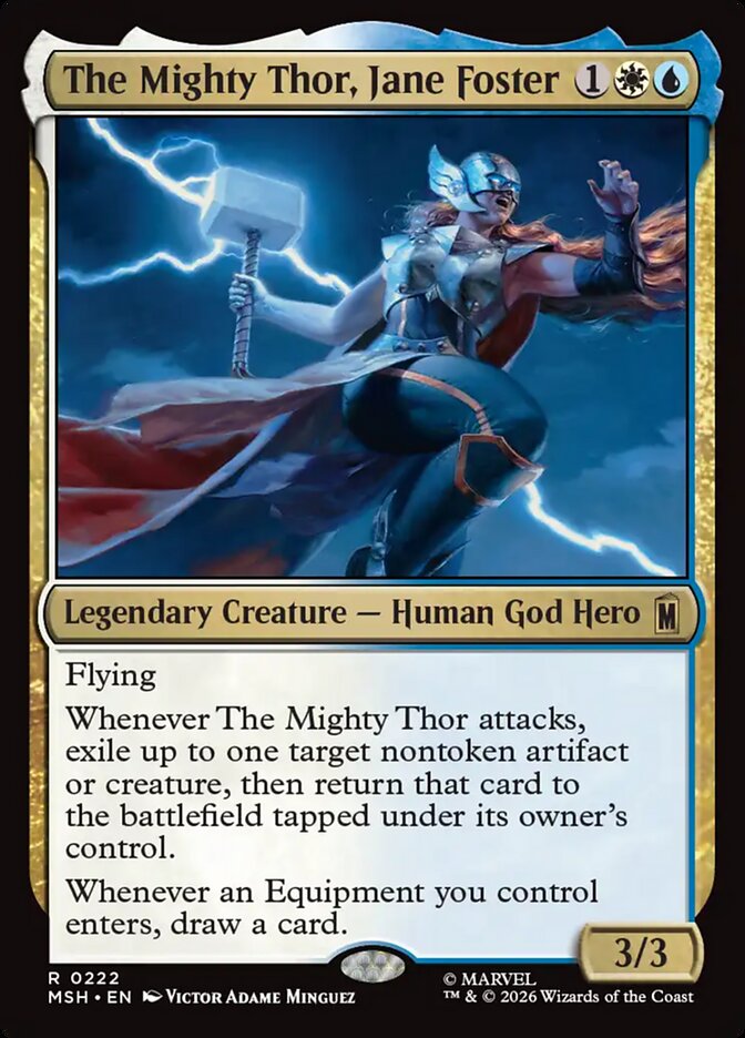 The Mighty Thor, Jane Foster — Marvel Super Heroes (MSH) #222