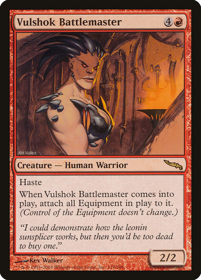 Vulshok Battlemaster — Mirrodin (MRD) #110