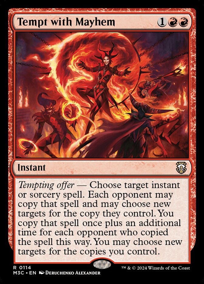 Tempt with Mayhem — Modern Horizons 3 Commander (M3C) #114