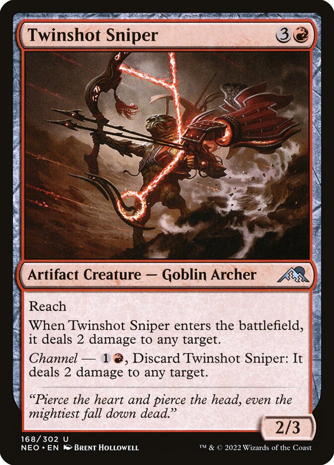 Twinshot Sniper — Kamigawa: Neon Dynasty (NEO) #168
