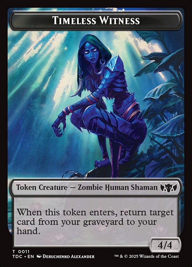 Timeless Witness — Tarkir: Dragonstorm Commander Tokens (TTDC) #11