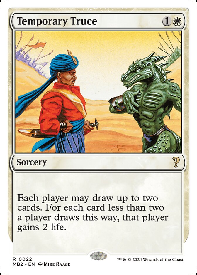 Temporary Truce — Mystery Booster 2 (MB2) #22