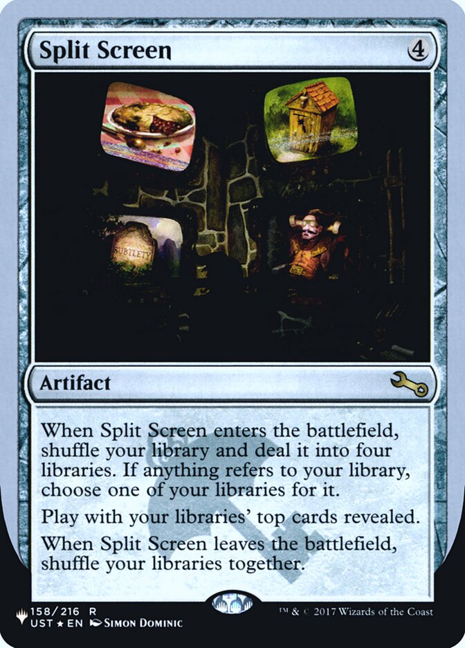 Split Screen — The List (Unfinity Foil Edition) (ULST) #60