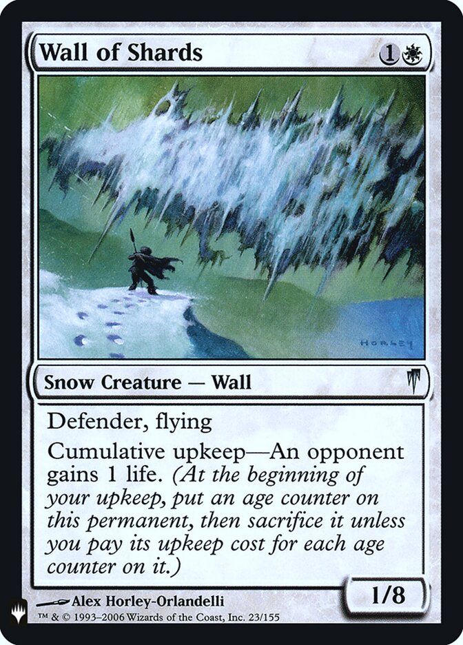 Wall of Shards — The List (PLST) #CSP-23