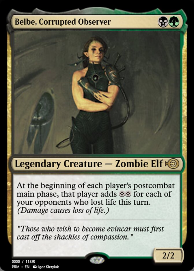 Belbe, Corrupted Observer — Magic Online Promos (PRM) #86246