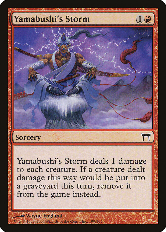Yamabushi's Storm — Champions of Kamigawa (CHK) #199
