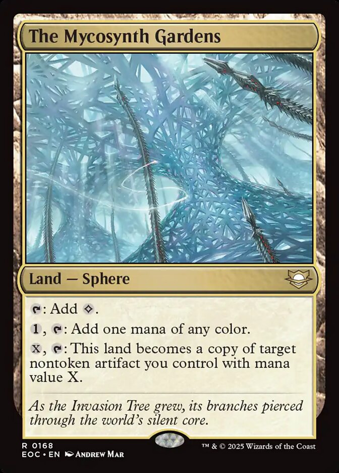 The Mycosynth Gardens — Edge of Eternities Commander (EOC) #168