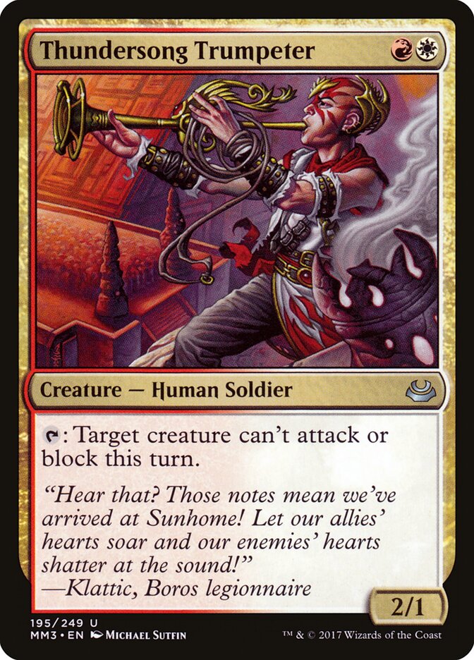 Thundersong Trumpeter — Modern Masters 2017 (MM3) #195