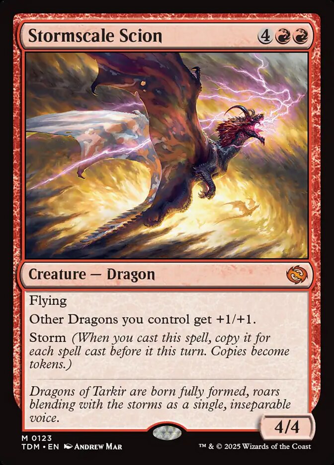 Stormscale Scion — Tarkir: Dragonstorm (TDM) #123