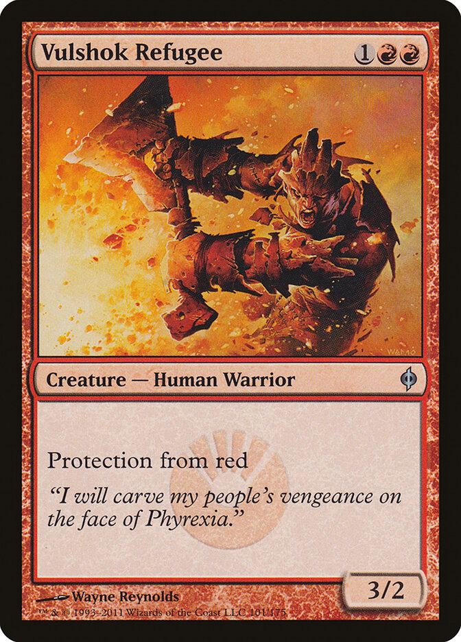 Vulshok Refugee — New Phyrexia (NPH) #101