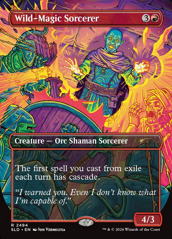 Wild-Magic Sorcerer — Secret Lair Drop (SLD) #2494